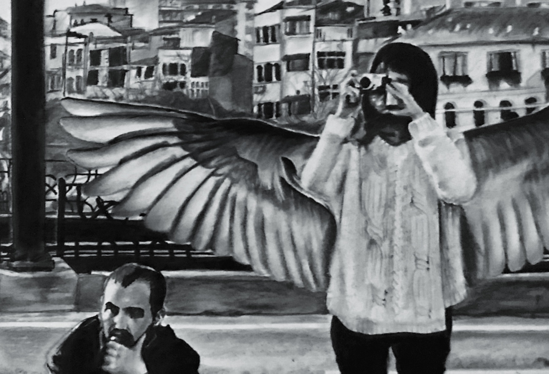 Angel wings detail 1