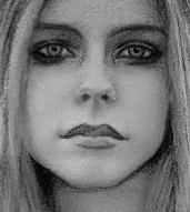 Charcoal artwork preview
